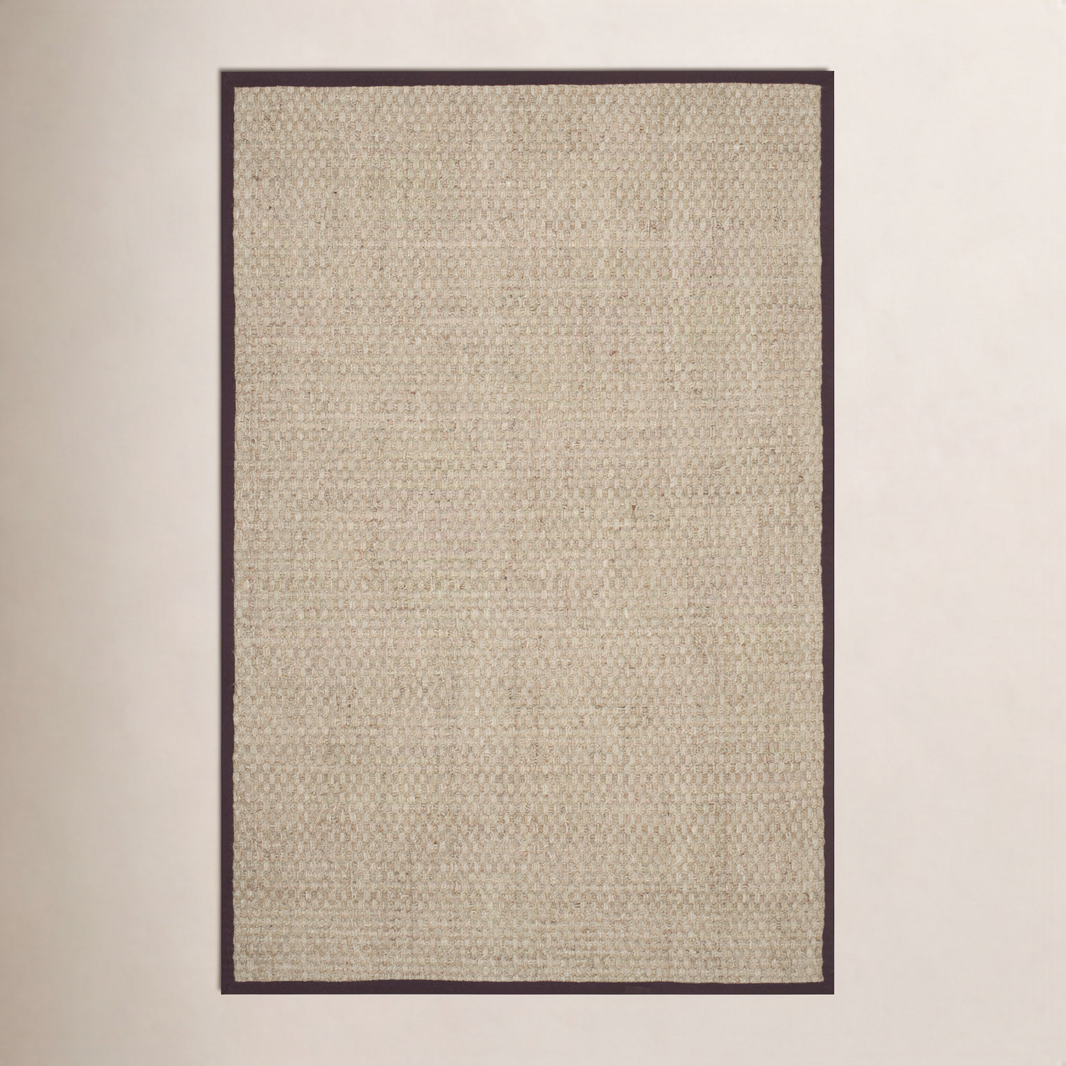 Debroh Natural Fiber Seagrass Rug, Rectangle 6' x 9'