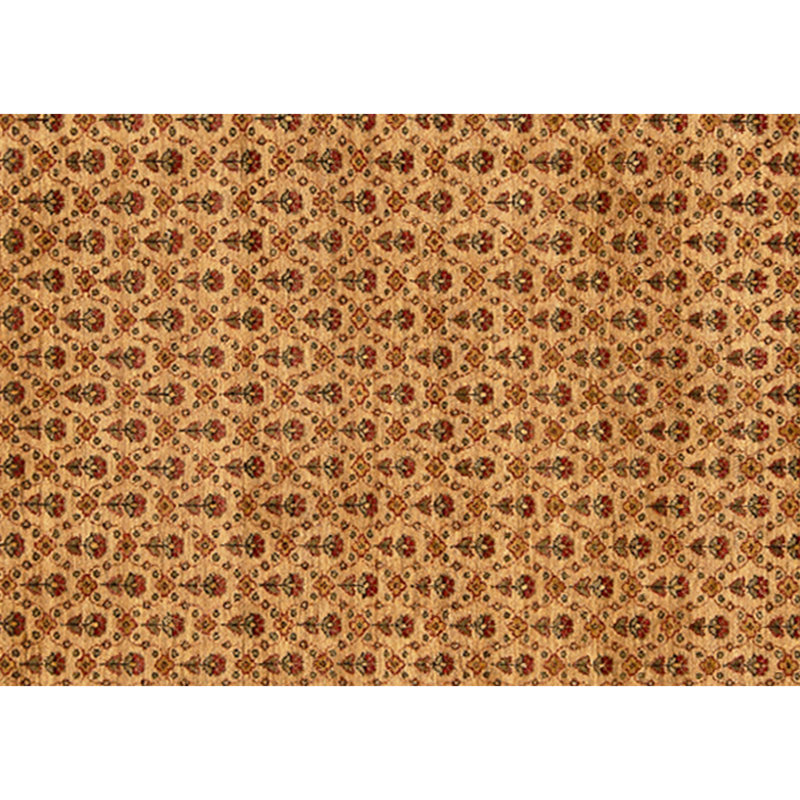 Hand Knotted Wool Area Rug in Beige