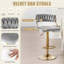 Tabouret de bar rotatif à hauteur ajustable Oluseun-1174234737