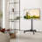 Height Adjustable Rolling TV Cart Portable Floor Stand Trolley up to 88lbs