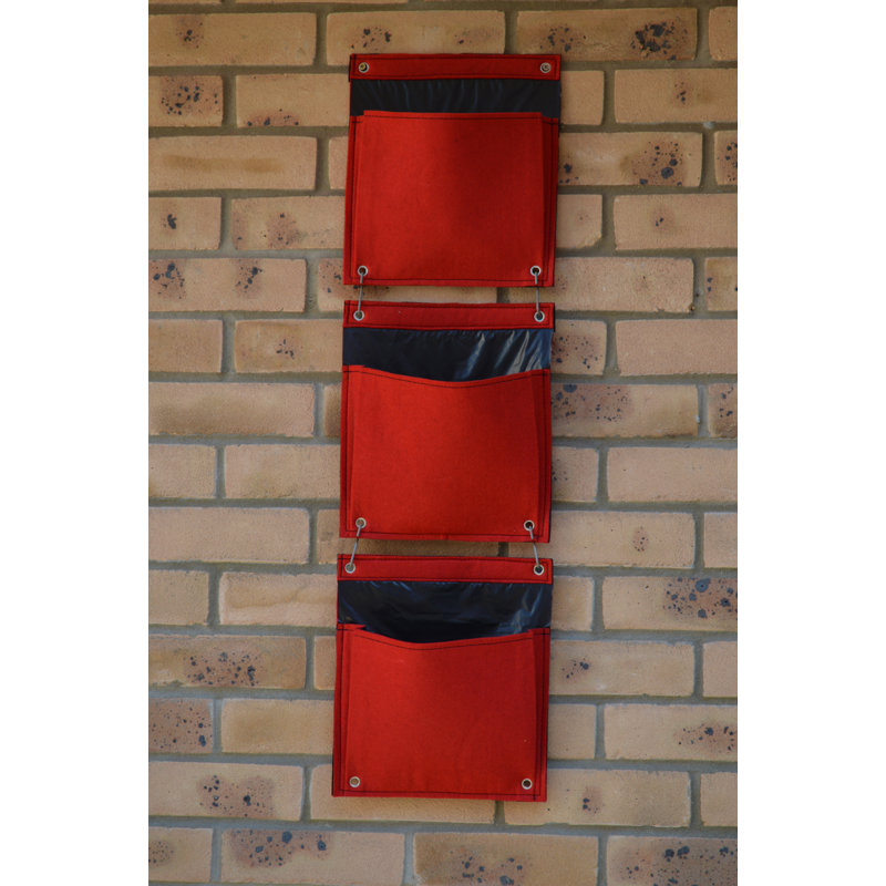 LosPalmos Wall Planter, Red