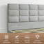Velvet Upholstered Platform Bed with Headboard-114297175
