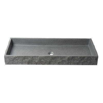 Alfi Brand 15.6'' Concrete Rectangular Bathroom Sink