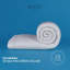 MHG Living Summer Microfibre Duvet 1.5 Tog with Breathable Hypoallergenic Hollowfibre Filling Cooling-121836074