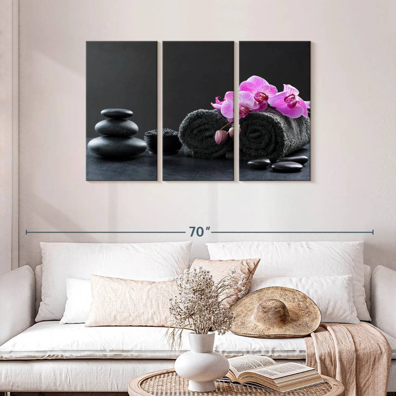 Kerrick Black Stone Massage Spa, 28" H x 45" W