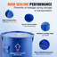 Carbon Steel Clips Grease Bucket - 30.3L