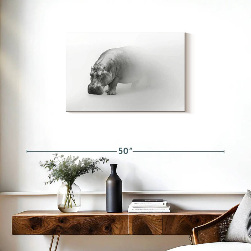 Phantom Hippo, 20" H x 30" W