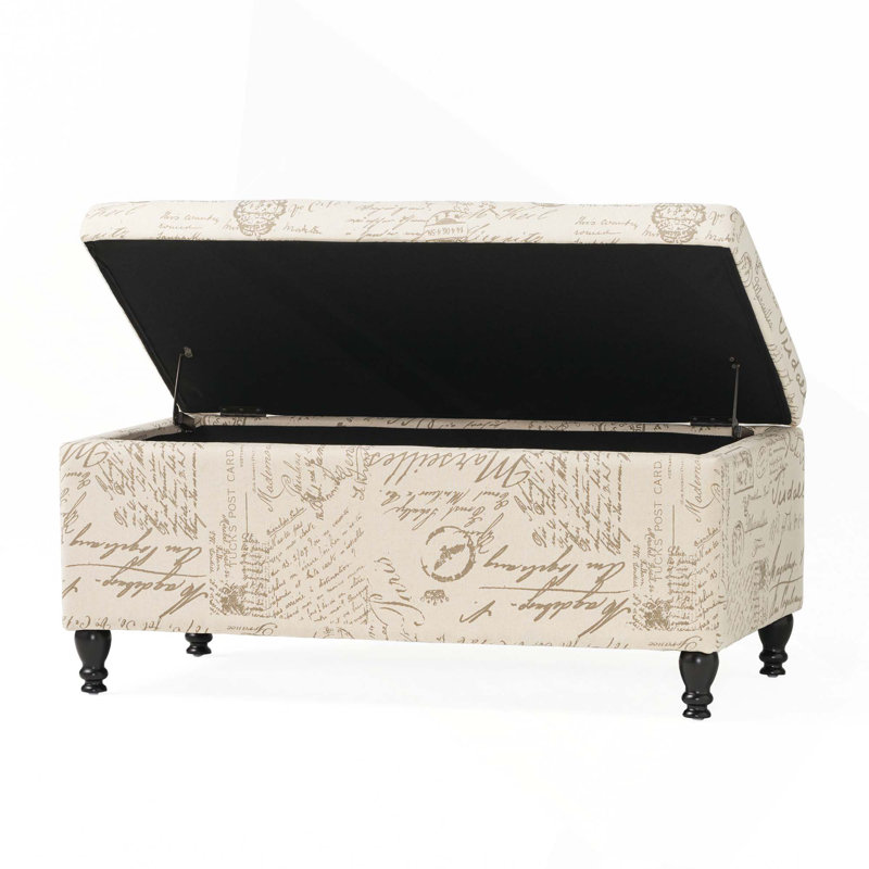 Alcina Fabric Upholstered Storage Bench