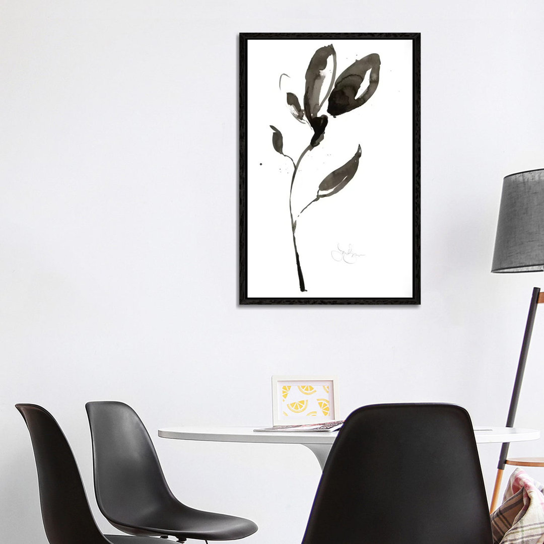 Solitary Sumi-e I von Jennifer Goldberger - Galerie-Giclée auf Leinwand