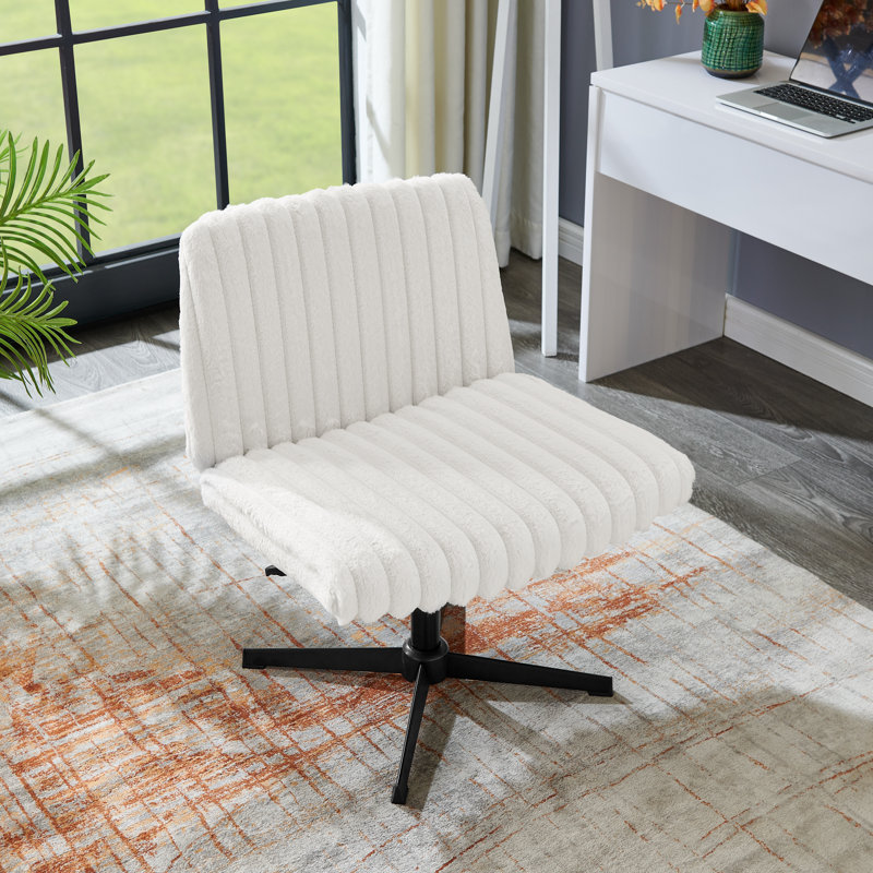 Chaise de coiffeuse Blynn, Blanc