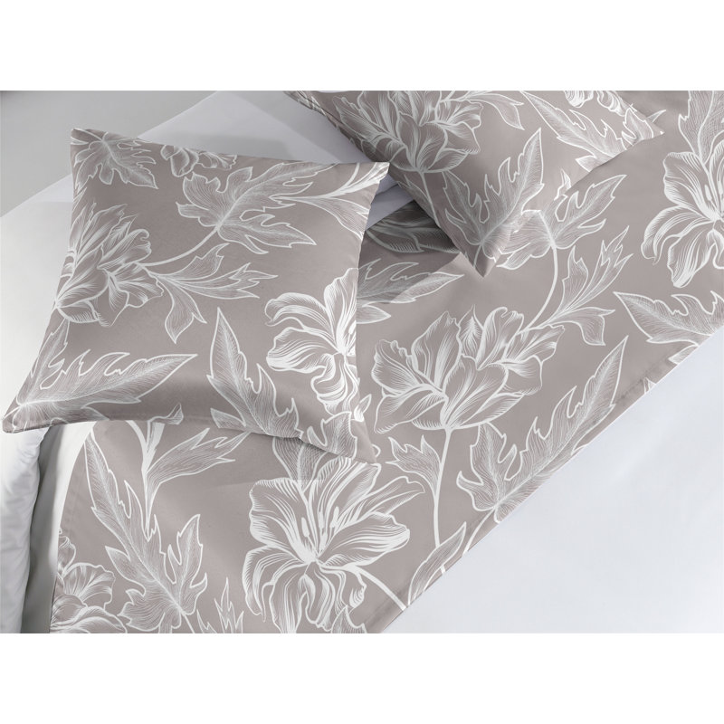 Ensemble de chemin de lit Ambesonne Floral Silhouettes