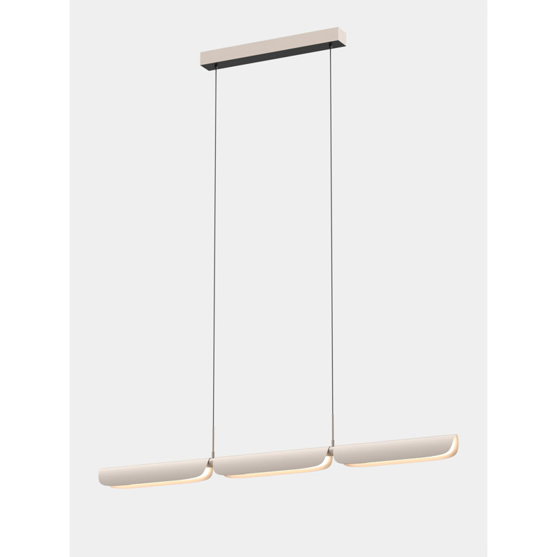 Eder 3 - Light LED Pendant, Oatmeal