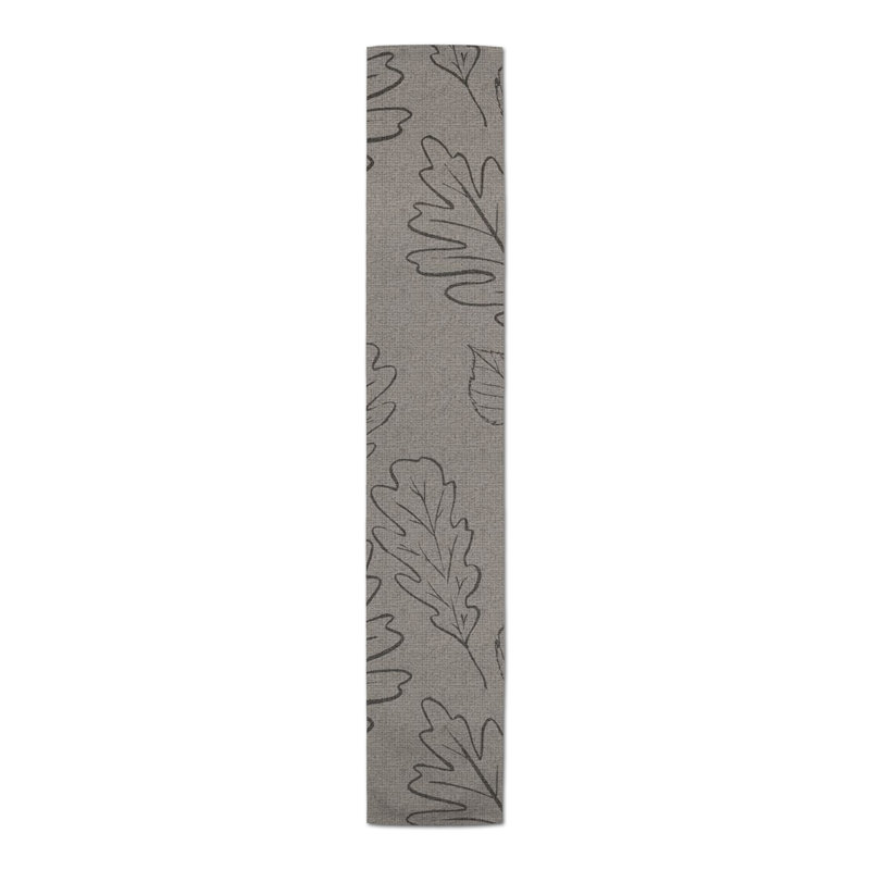 Table Runner, Gray, 90" x 16"