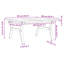 Coffee Table Y-Frame Solid Wood Pine And Steel-1327645774