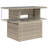  Garden Sofa Set Light Grey