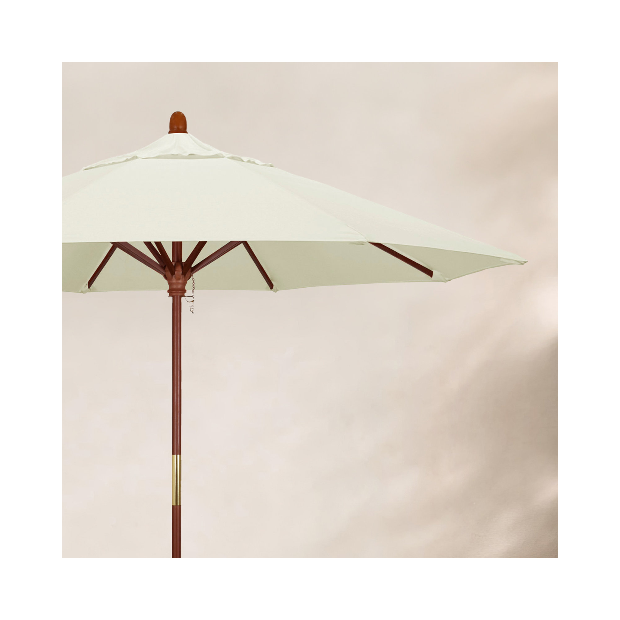 Manford 108'' Outdoor Umbrella, Canvas - Pacifica