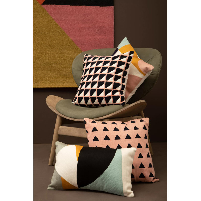 Lance Geometric Square Throw Cushion