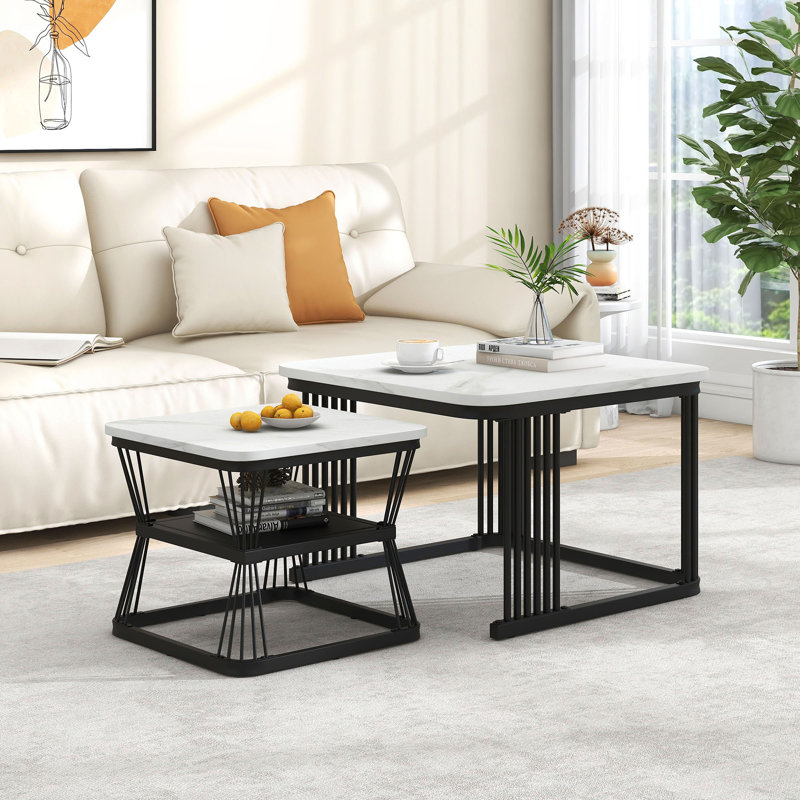 Aubreeana Frame Coffee Table with Storage