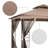  Egeiros Life 12 Ft. W X 10 Ft. D Double Roof Patio Gazebo With Mosquito Net-68936819-68936820