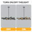 Lustre spoutnik industriel moderne 34 "