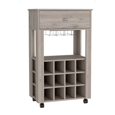Ambler 1-Drawer 12-Bottle Wine Cabinet