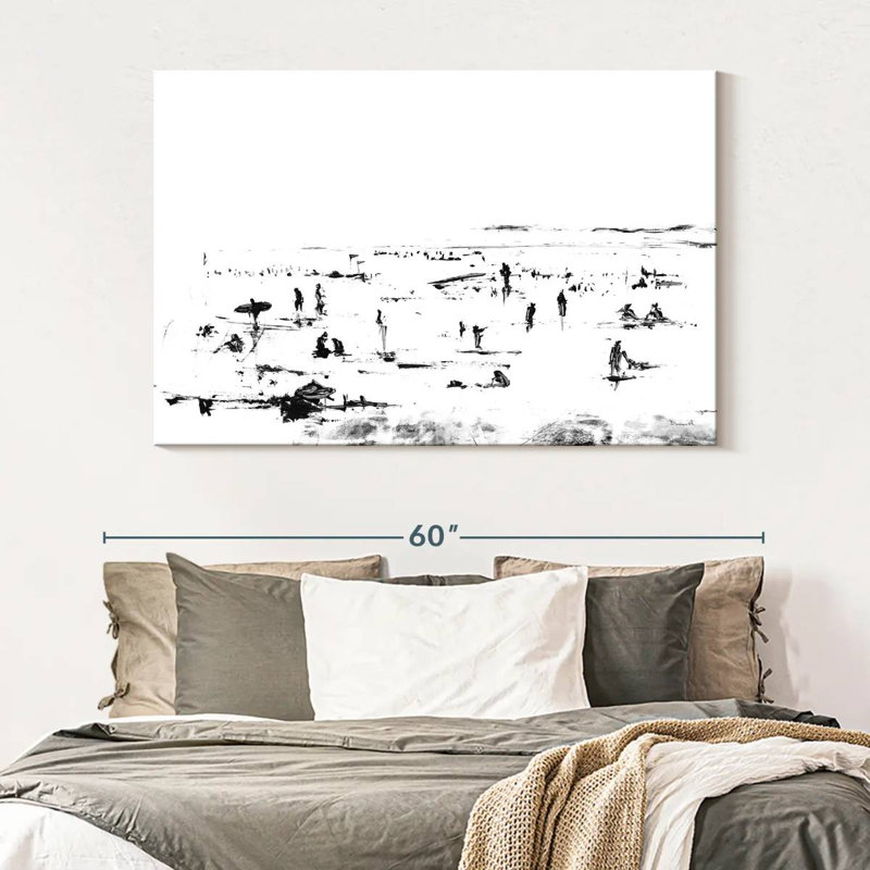 Avery Beach People, 34" H x 51" W