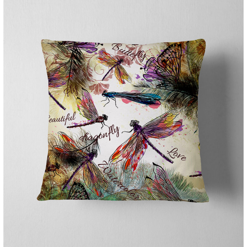 Throw Pillow Cover Only, Multi Abstract 3, H 20 po x l 20 po