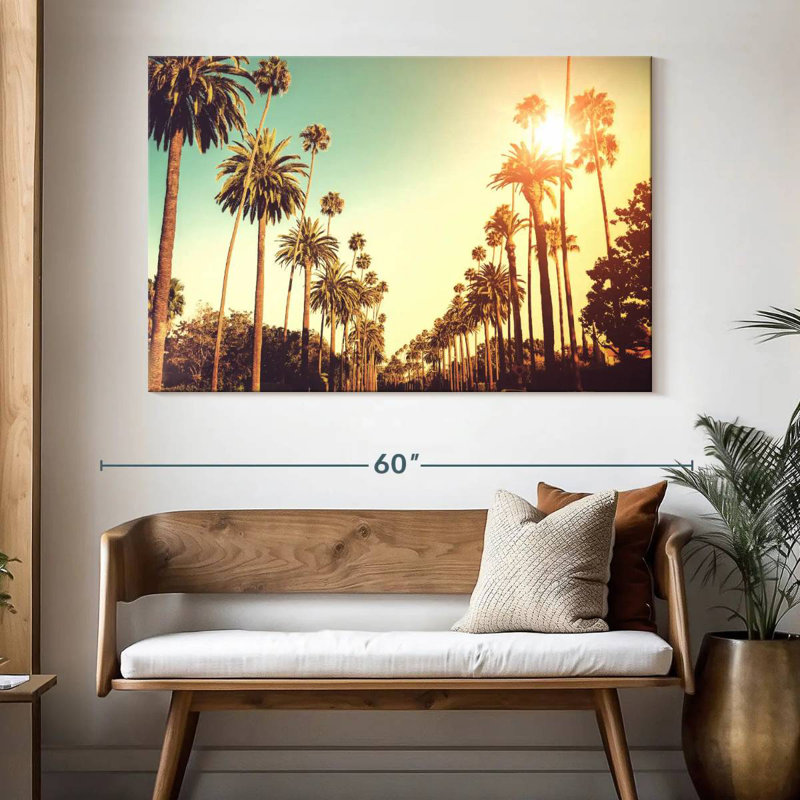 Ravi Sunny Palm Avenue, H 34 po x l 51 po