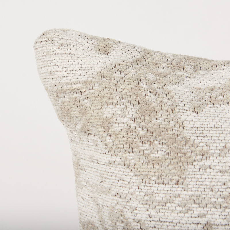 Damask Pillow Cover, Cream