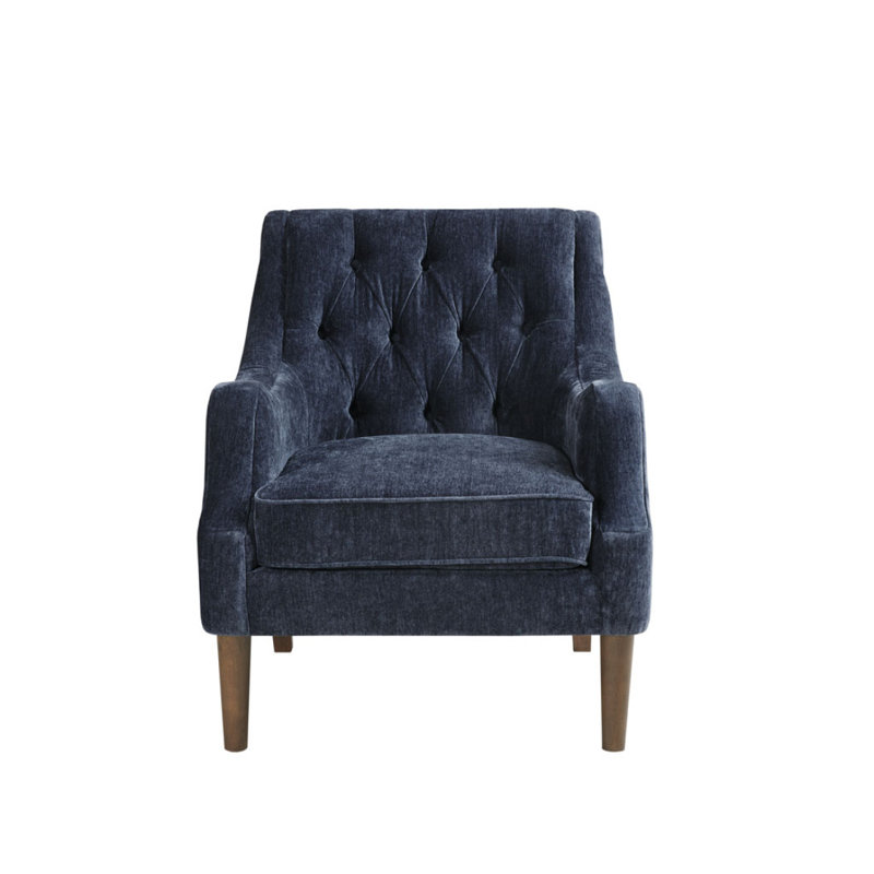 Fauteuil d'appoint capitonné, Marine