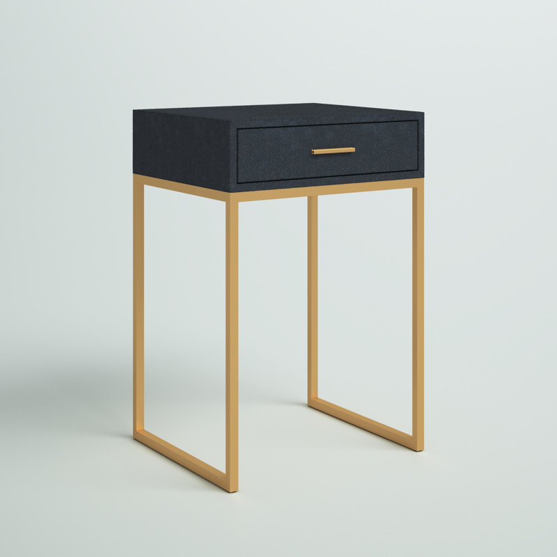 Garver End Table with Storage