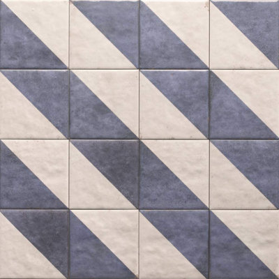 Merida Mitad 6" x 6" Glossy Porcelain Floor and Wall Tile