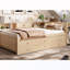 Lit de jour simple avec couchette et tiroirs et tablettes et bureau-1000374633