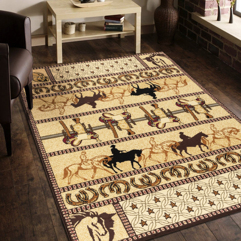 Tapis beige en polypropylène 2 pi x 3 pi à poils courts pour un nettoyage facile 24 po 36 po, utilisation durable
