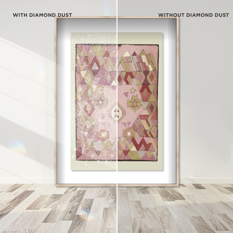 Tapestry Boehme II Print by Oliver Gal, 16.5"H x 11.5"W, Natural Oak Shadowbox