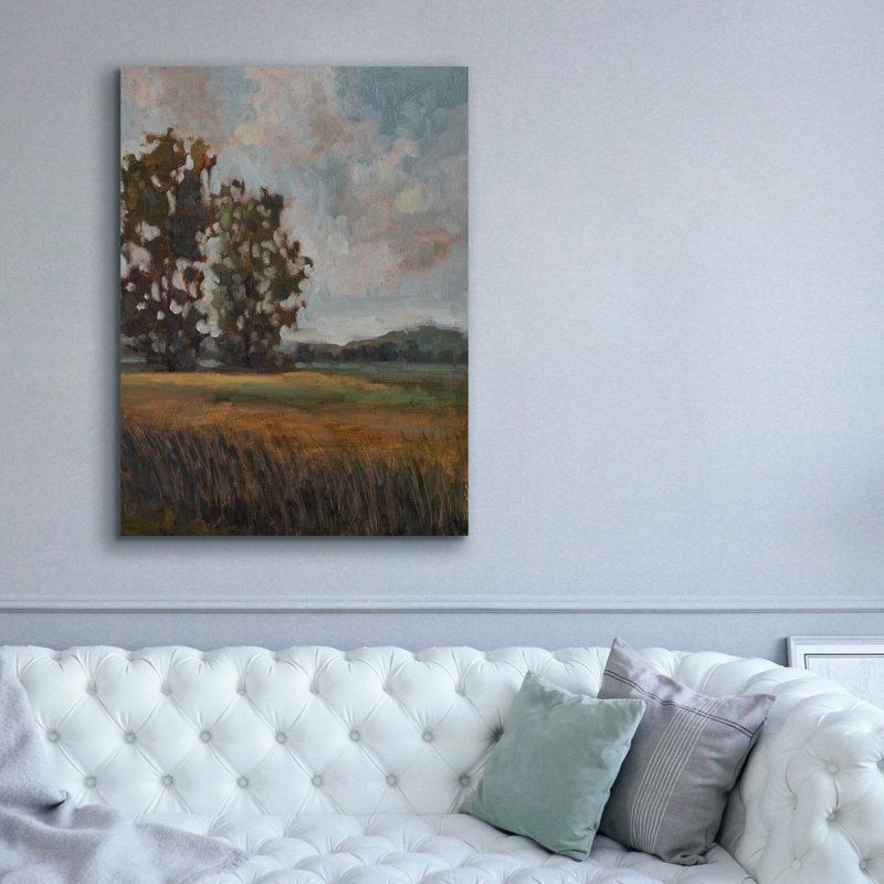  «The Opened Field» par Marian Parsons, art mural sur toile, 40 po x 54 po, H 54 po x l 40 po