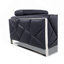 Chaise en cuir fleur-1416599304