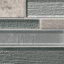 Diore Crest Interlocking 12 in. x 12 in. Glass Porcelain Blend Mosaic Wall Tile-2029158191