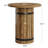 31.5'' Round Bar Table, Bistro Pub Table (only Table)-1278757627