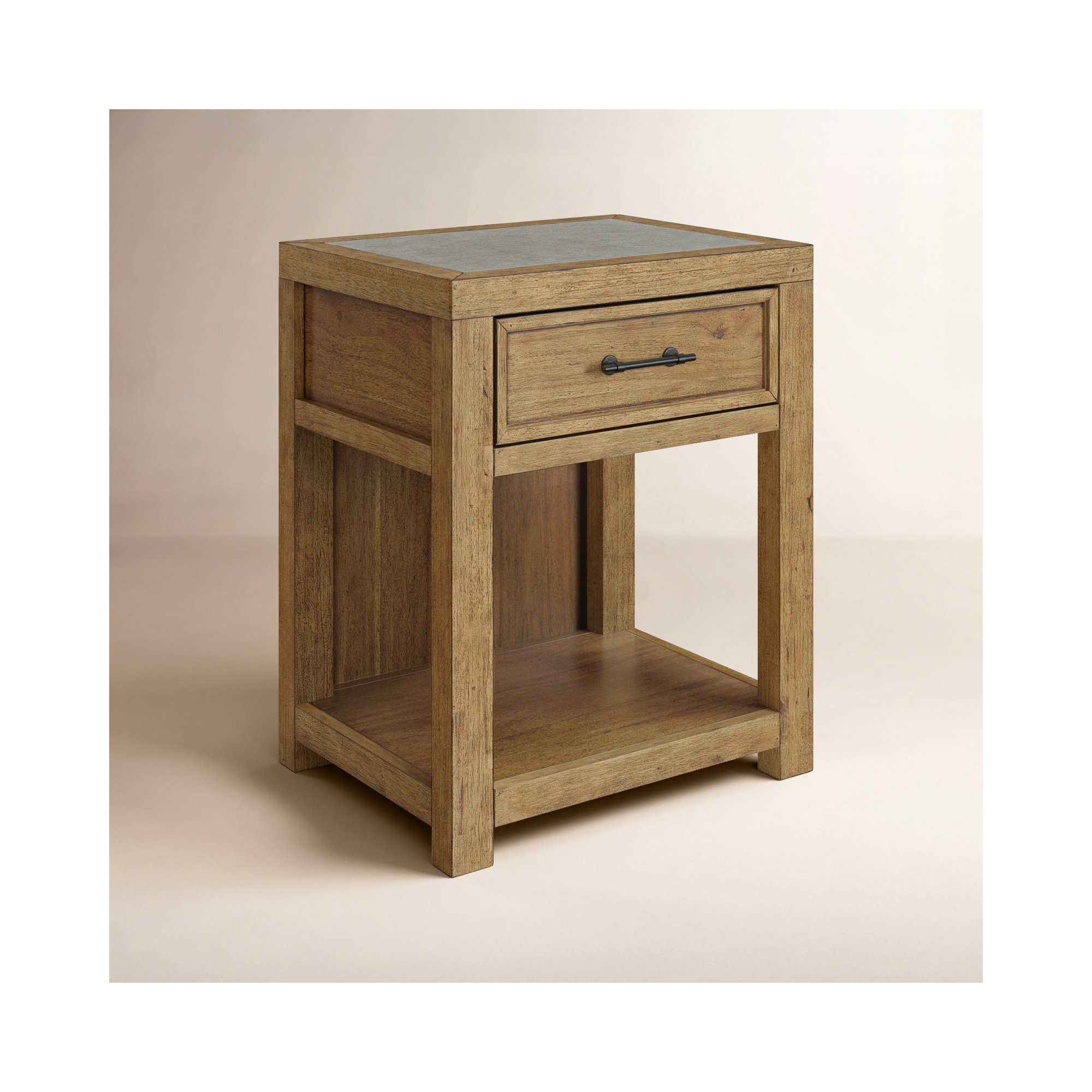 Oakland 1 - Drawer Nightstand, Toasted Almond