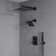 Thermostatic Shower Faucet 12" High-Pressure Dual Showerheads with Handheld Shower
