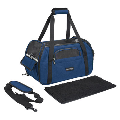 Soft Pet Carriers, 17'', Navy Blue