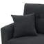 Canapé modulaire 71 po avec lit escamotable en forme de L 71 po et méridienne réversible avec rangement-215204472