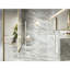 Splendor 24 po x 48 po Carreau de mur et de plancher en porcelaine polie blanche avec veine grise (paquet de 2 de 15,42 pieds carrés) - paquet de 2