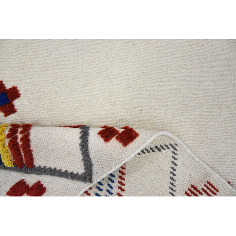 Aztec Hand Woven Area Rug, Rectangle 120 x 180cm