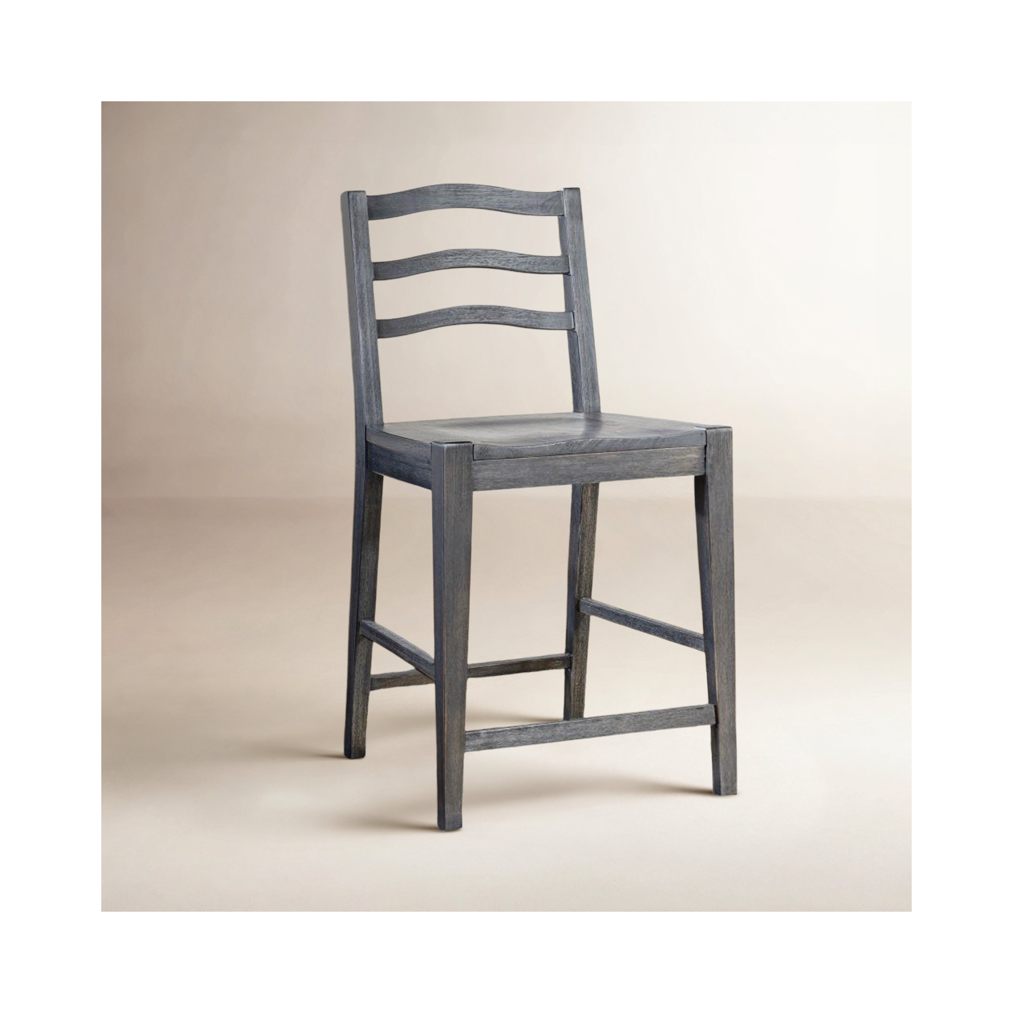 Dianelly COUNTER HEIGHT LADDER BACK CHAIR