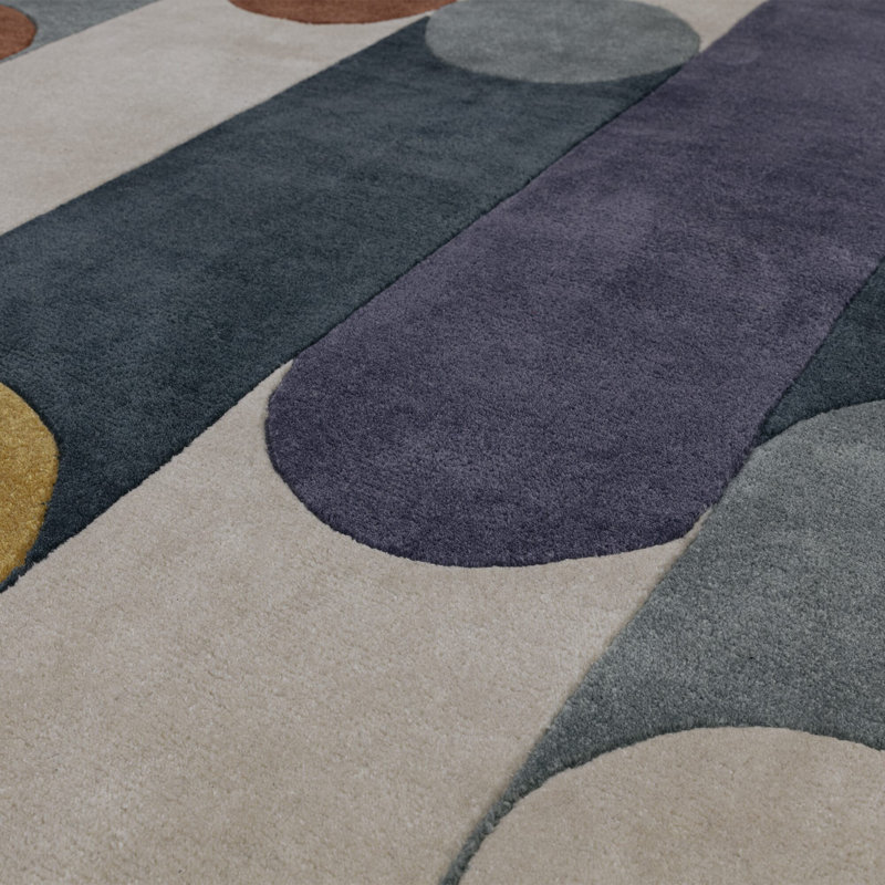Montu Hand Tufted Recycled P.E.T Green/Beige Rug, Rectangle 200 x 290cm