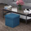 Chakera 30cm Wide Square Solid Colour Ottoman with Storage-744287257