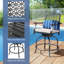 Tabouret de bar 25 "avec coussin Aivils