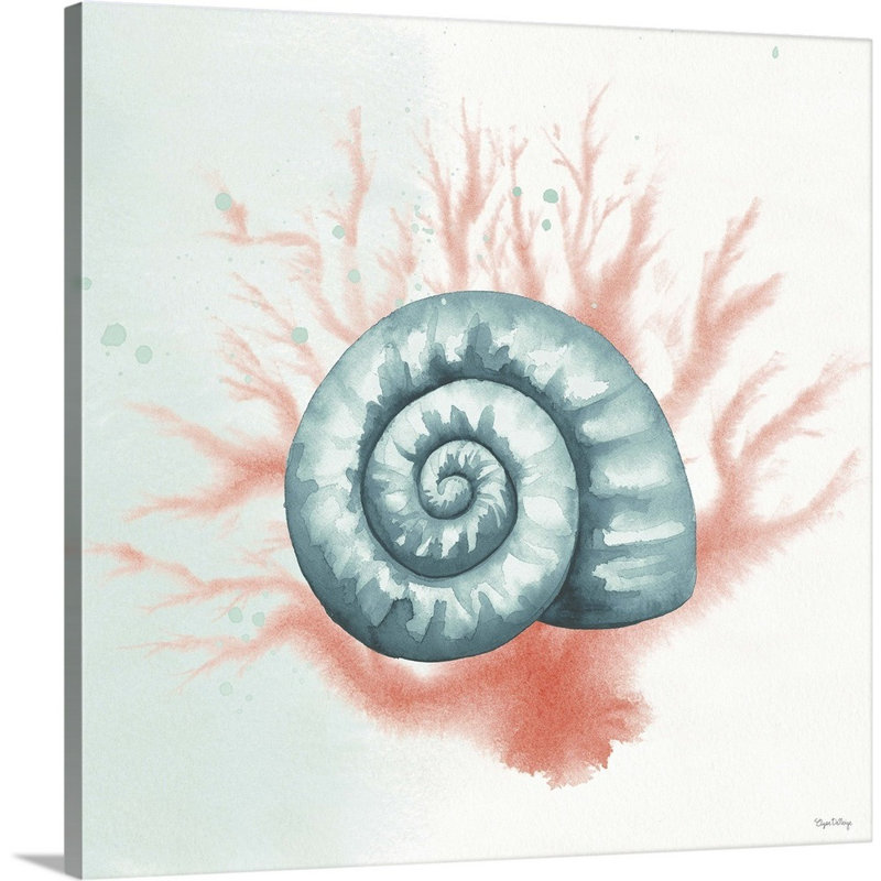 Splash I, art mural sur toile, H 36 po x l 36 po x P 1 po, Toile tendue